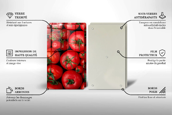 Protection plaque induction Tomates