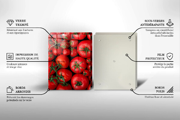 Protection plaque induction Tomates