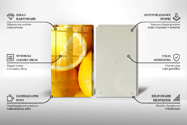 Protection plaque induction Citrons juteux