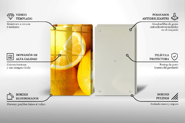 Protection plaque induction Citrons juteux