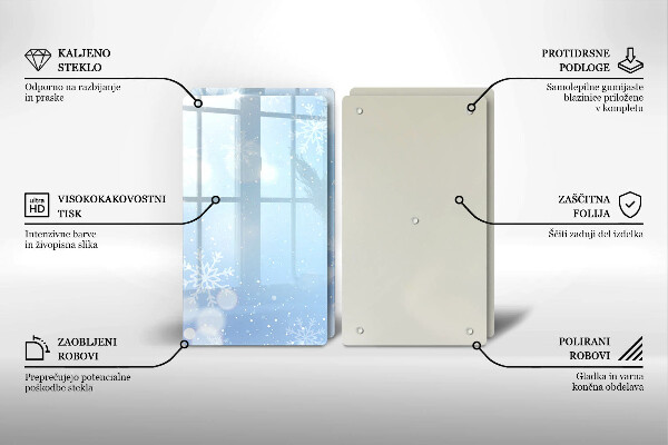 Protection plaque induction Texture hivernale