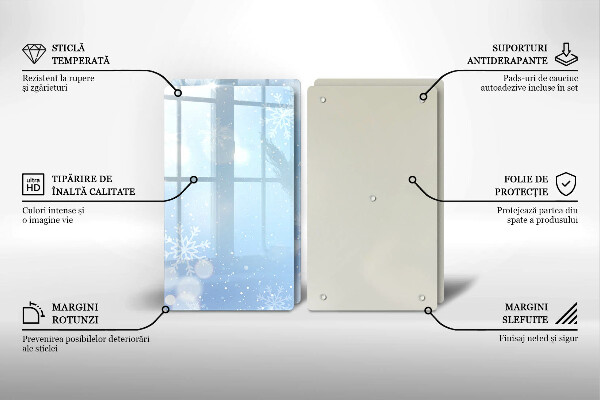 Protection plaque induction Texture hivernale