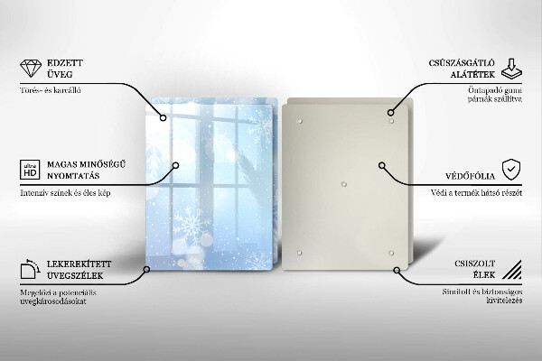 Protection plaque induction Texture hivernale