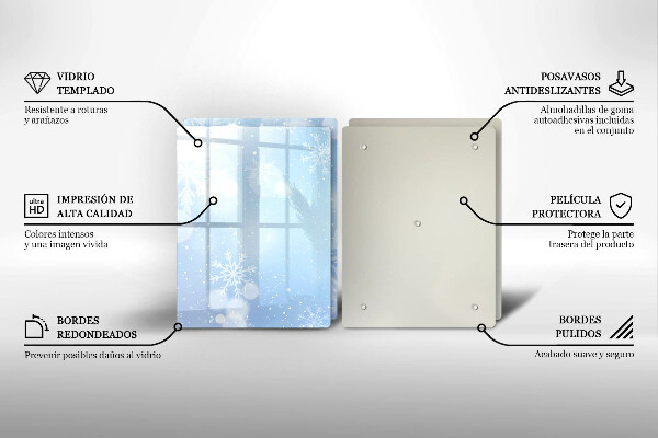 Protection plaque induction Texture hivernale