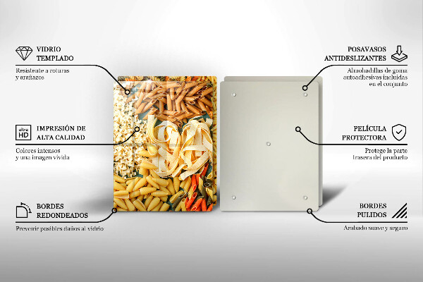 Protection plaque induction Différents types de pâtes