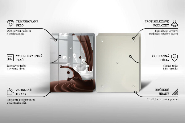 Protection plaque induction Lait et chocolat