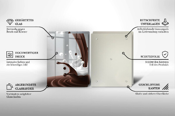 Protection plaque induction Lait et chocolat