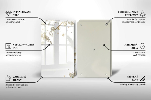 Protection plaque induction Décorations d'hiver