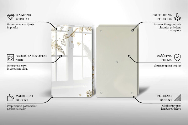 Protection plaque induction Décorations d'hiver