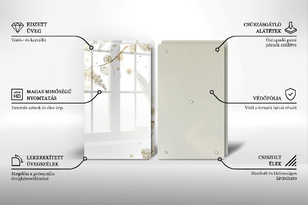 Protection plaque induction Décorations d'hiver