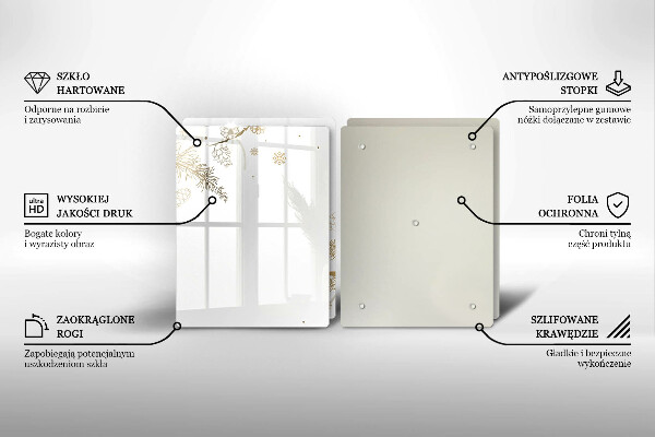 Protection plaque induction Décorations d'hiver