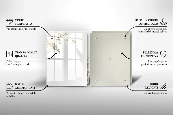 Protection plaque induction Décorations d'hiver