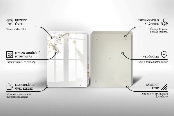 Protection plaque induction Décorations d'hiver