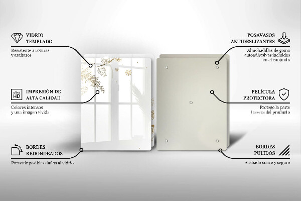 Protection plaque induction Décorations d'hiver