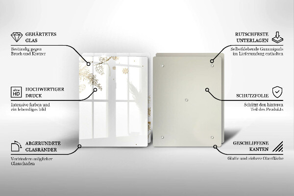 Protection plaque induction Décorations d'hiver