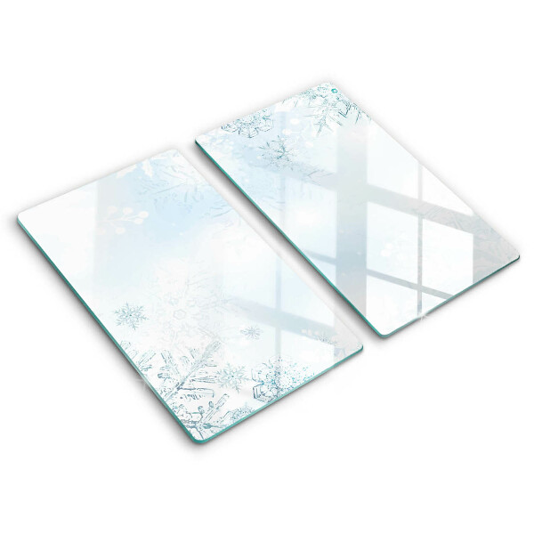 Protection plaque induction Flocon de neige