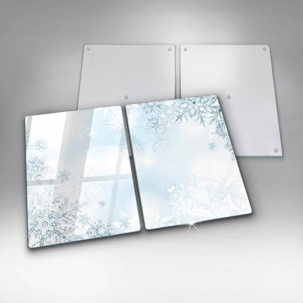 Protection plaque induction Flocon de neige