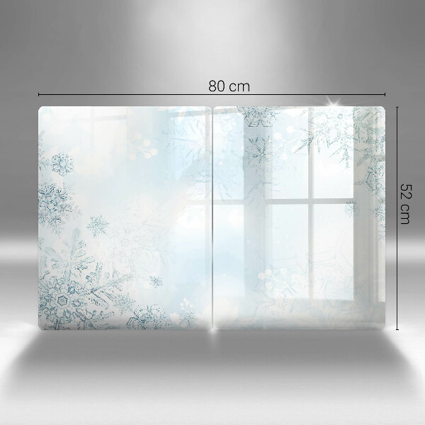 Protection plaque induction Flocon de neige