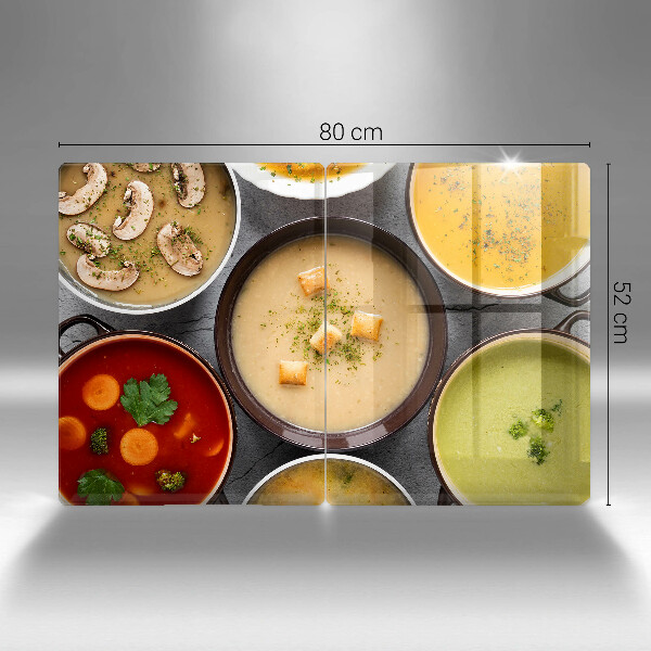 Protection plaque induction Des soupes colorées