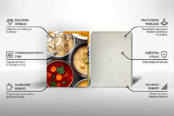 Protection plaque induction Des soupes colorées