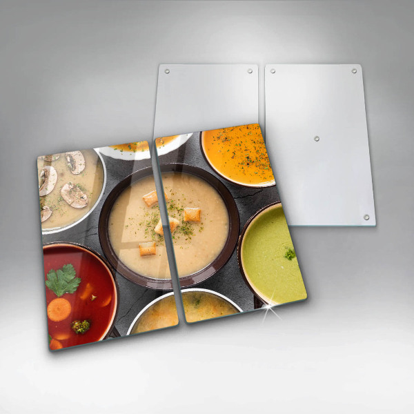 Protection plaque induction Des soupes colorées