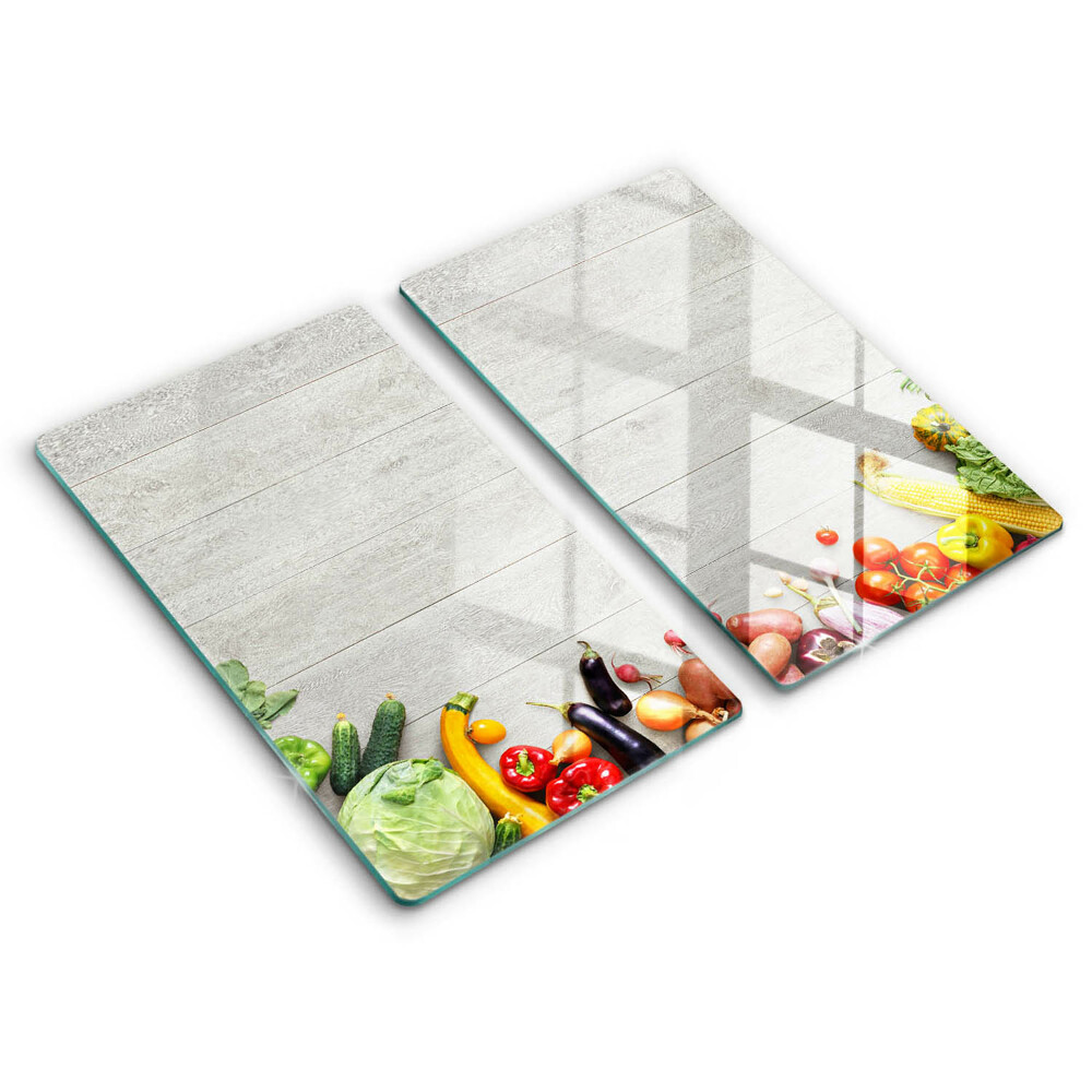 Protection plaque induction Légumes sur planches