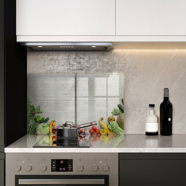 Protection plaque induction Légumes sur planches