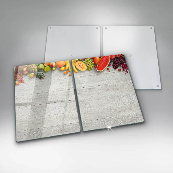 Protection plaque induction Fruits sur planches