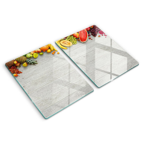 Protection plaque induction Fruits sur planches