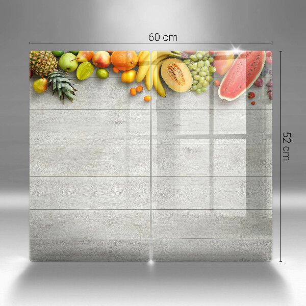 Protection plaque induction Fruits sur planches