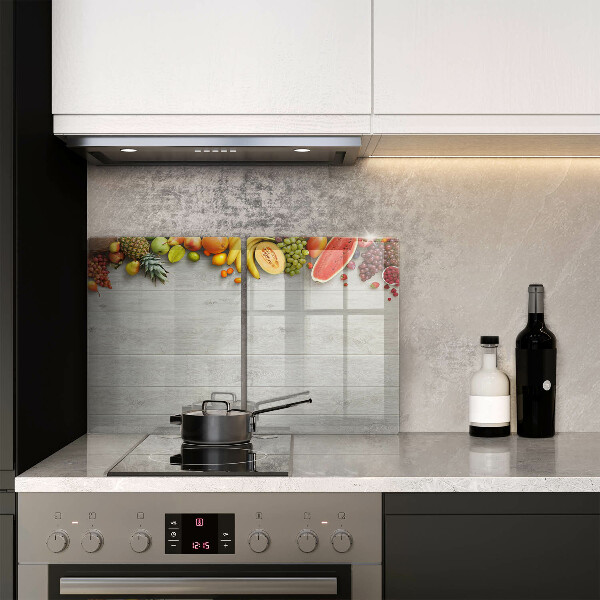 Protection plaque induction Fruits sur planches