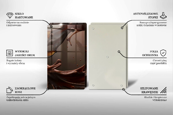 Protection plaque induction Chocolat liquide