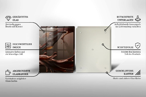 Protection plaque induction Chocolat liquide