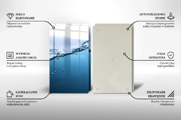 Protection plaque induction L'eau bleue