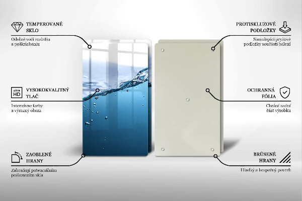 Protection plaque induction L'eau bleue