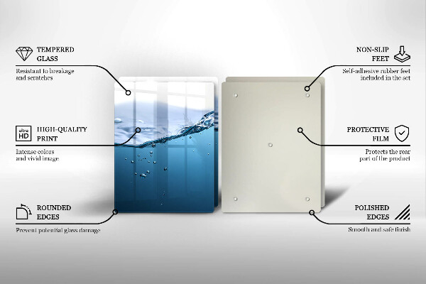 Protection plaque induction L'eau bleue