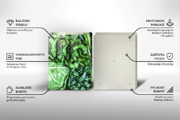 Protection plaque induction Légumes verts