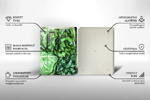 Protection plaque induction Légumes verts