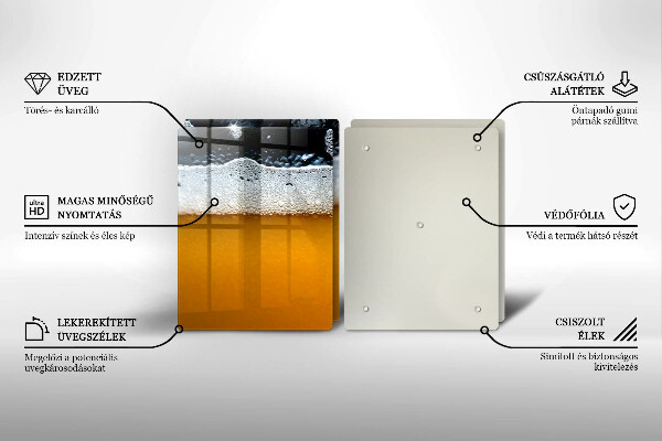 Protection plaque induction Boire de la mousse de bière