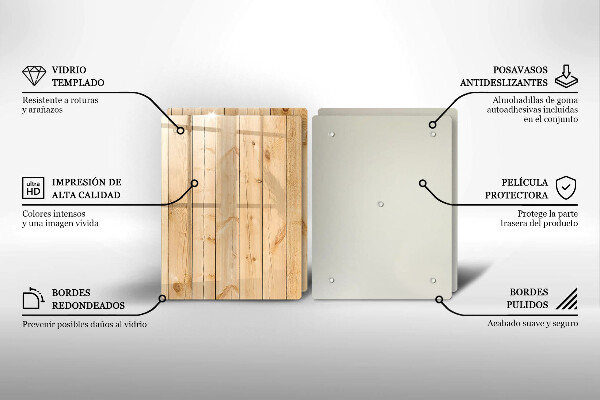 Protection plaque induction Planches de bois délicates