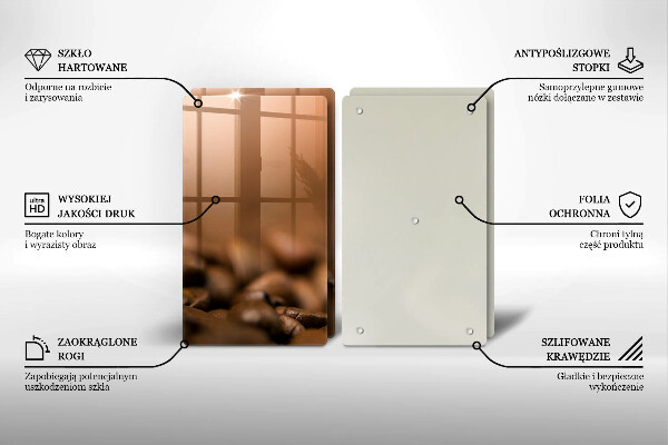 Protection plaque induction Grains de café