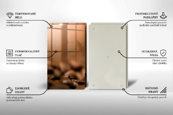 Protection plaque induction Grains de café