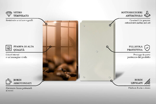 Protection plaque induction Grains de café