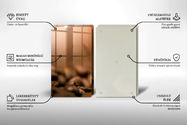 Protection plaque induction Grains de café