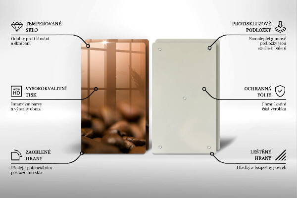 Protection plaque induction Grains de café