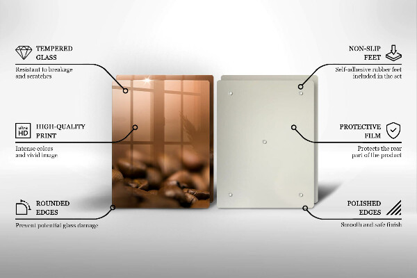 Protection plaque induction Grains de café