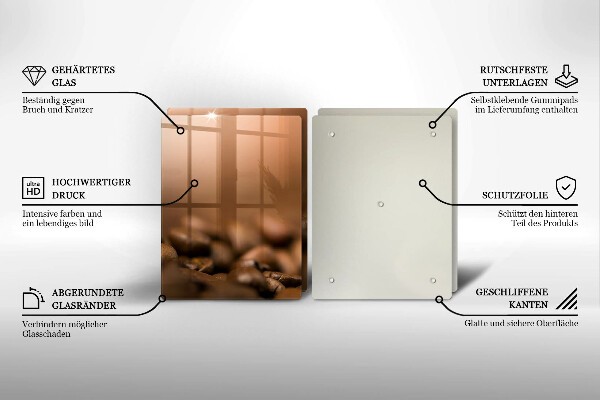 Protection plaque induction Grains de café