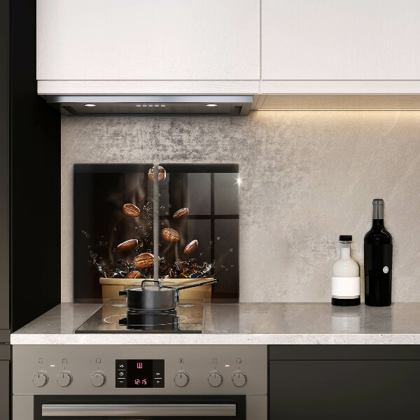 Protection plaque induction Grains de café chauds