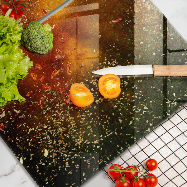 Protection plaque induction Épices colorées