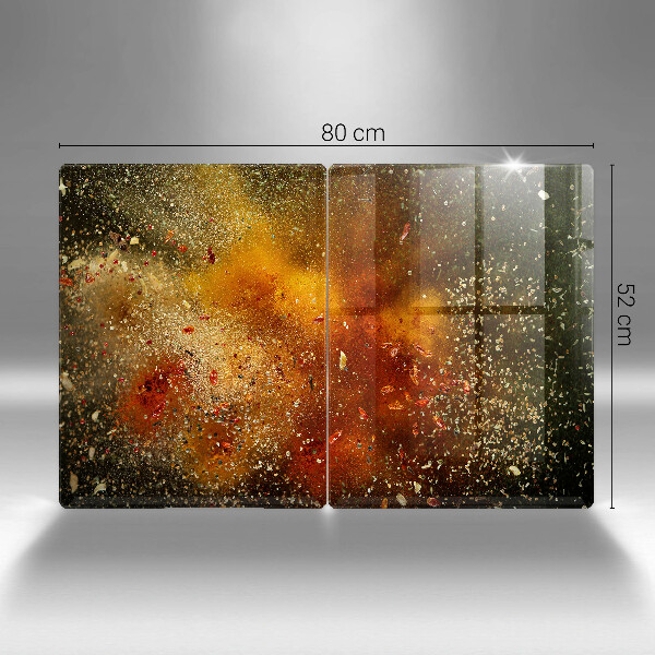 Protection plaque induction Épices colorées